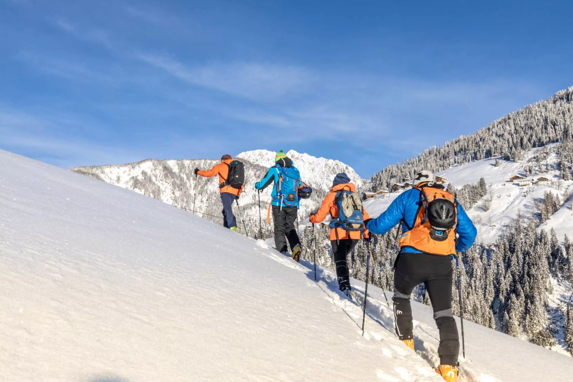 Wintertraum Lesachtal, Schneeschuhwandern, Langlaufen, Skifahren und mehr © TVB Lesachtal
